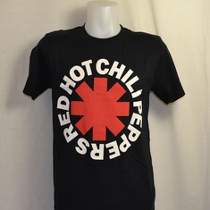 t-shirt red hot chili peppers logo 