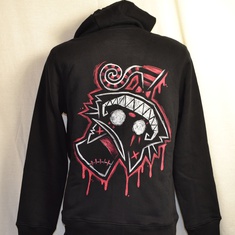 hooded vest akumu looking for mischief 