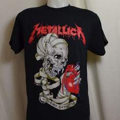 t-shirt metallica heart explosion 