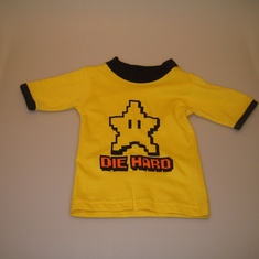 baby shirt die hard geel 