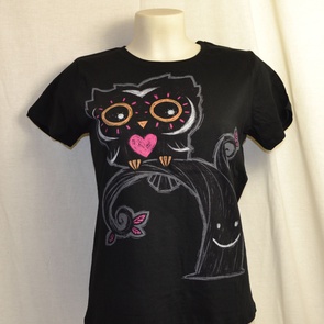 dames t-shirt akumu night owl