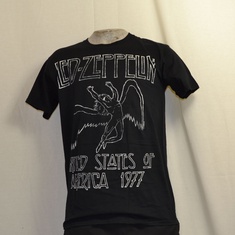 t-shirt led zeppelin usa 1977