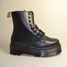 dr martens jadon 2 vegan zwart mono