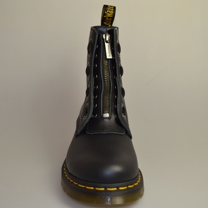 dr martens pascal black nappa front zip