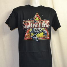 t-shirt scorpions triangle