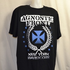 t-shirt agnostic front iron blue cross