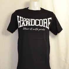 t-shirt hardcore basic zwart