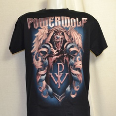 t-shirt powerwolf metal crest 
