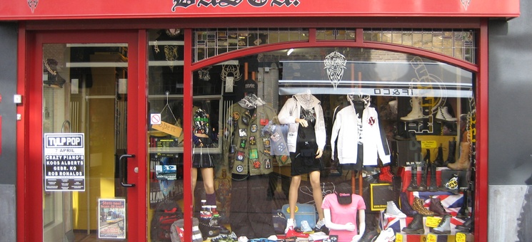 De winkel Basta in Leiden