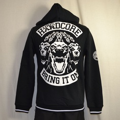 hooded vest hardcore bring it on 
