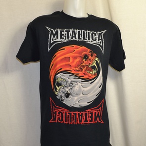 t-shirt metallica yin yang