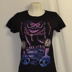 dames t-shirt akumu owls crypt 