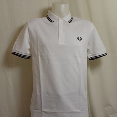 polo fred perry m3600-200 wit 