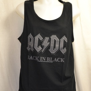 tanktop acdc back in black 