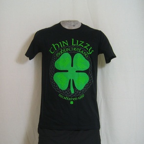 t-shirt thin lizzy 4 leaf clover