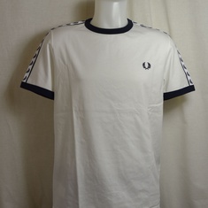 fred perry t-shirt taped m6347-b34 wit