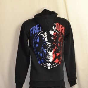 hooded vest frenchcore joker 