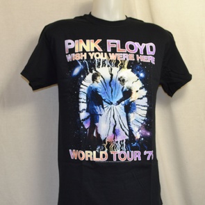 t-shirt pink floyd world tour 1975