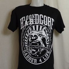 t-shirt hardcore gabber 4 life