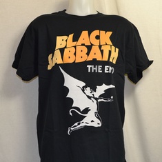 t-shirt black sabath the end cover logo 