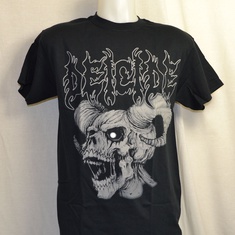 t-shirt deicide skull horns